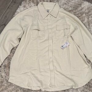 Jockey Off-White Collared Shirt